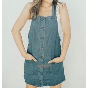 Carly Jean "Hailey" Denim Jumper, dark wash